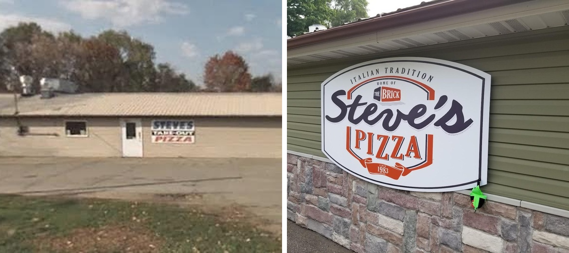 Steve's Pizza Menu